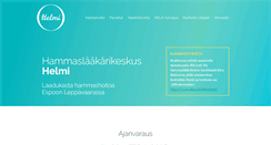 Desktop Screenshot of helmihammaslaakarit.fi